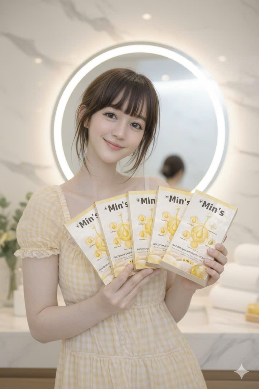 Combo 5 tắm trắng da Min