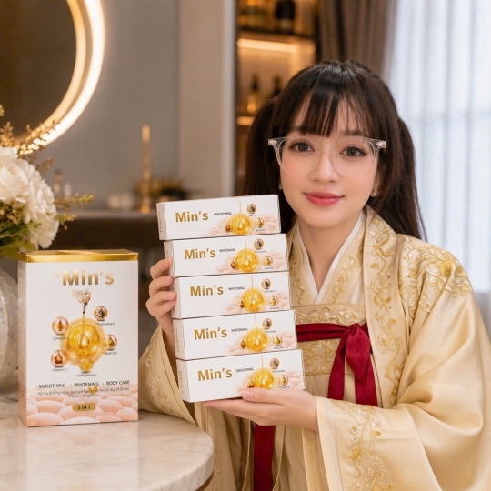 Combo 5 tắm trắng da Min